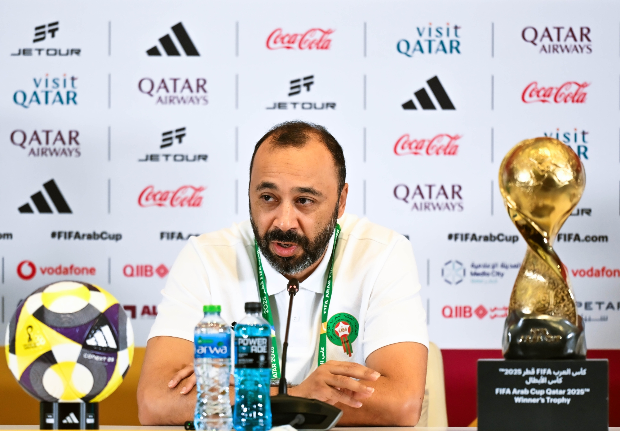 السكتيوي: الفوز بكأس العرب سيعكس التطور الكبير في الكرة المغربية