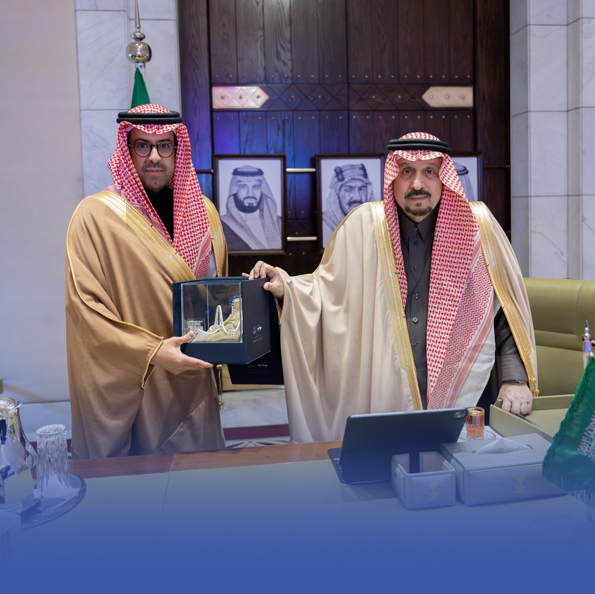 أمير الرياض يطّلع على آخر تطورات "القدية"