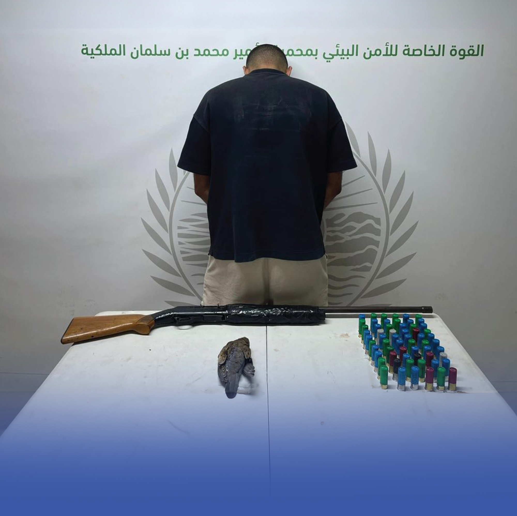 القبض على مخالف صاد طائراً مهدداً بالانقراض
