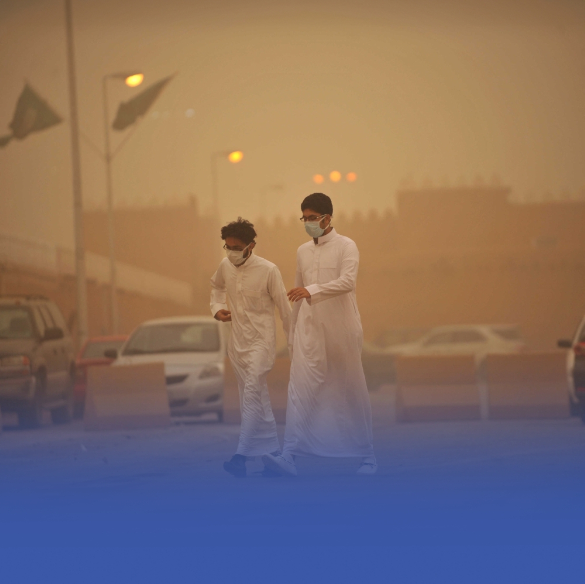 رياح على تبوك والجوف.. وضباب في 5 مناطق