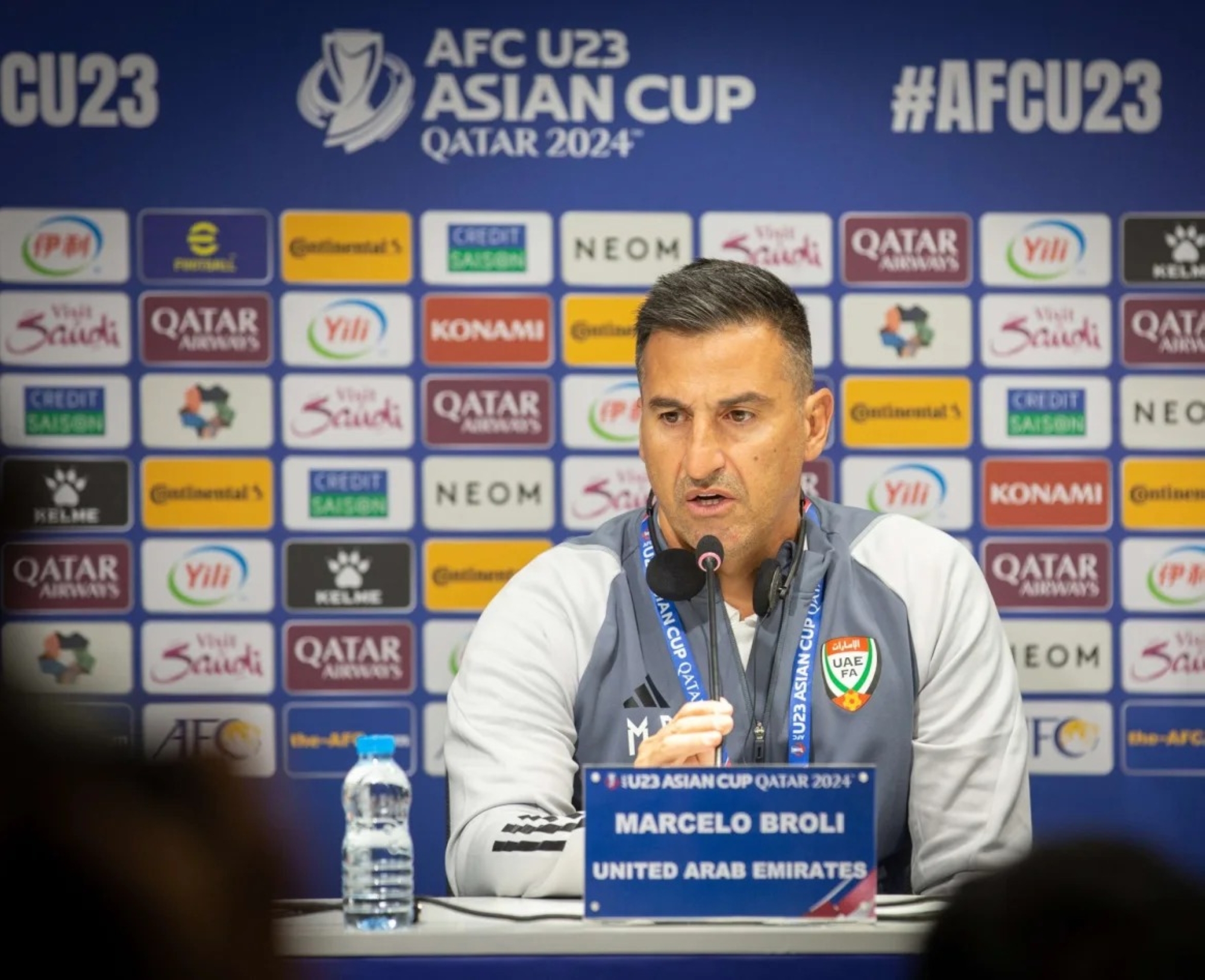 برولي مدرب الإمارات: حققنا الأهم من خلال التأهل
