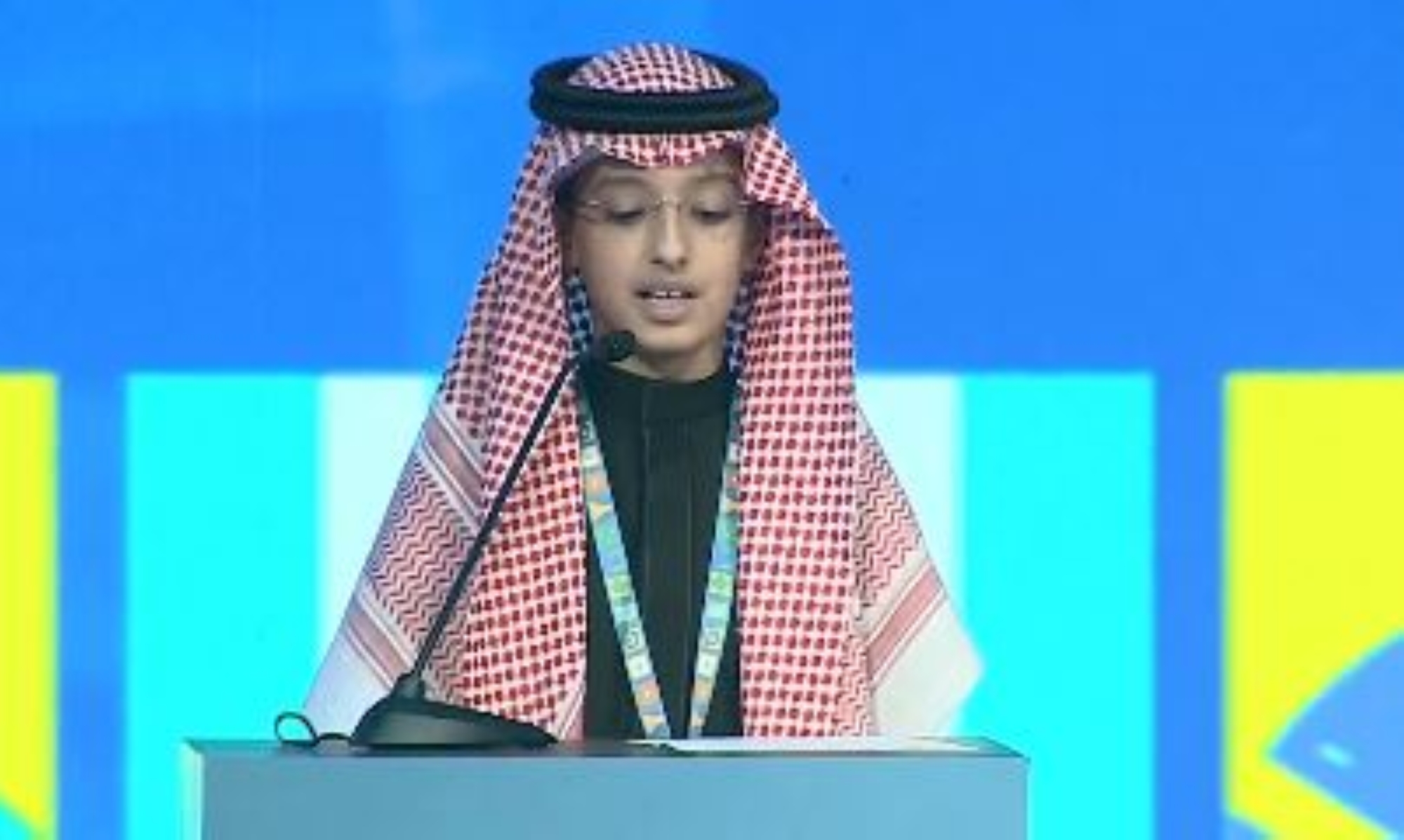 عبد العزيز بن خالد بن سلمان يُلقي كلمة المبدعين بحفل معرض "إبداع 2026"