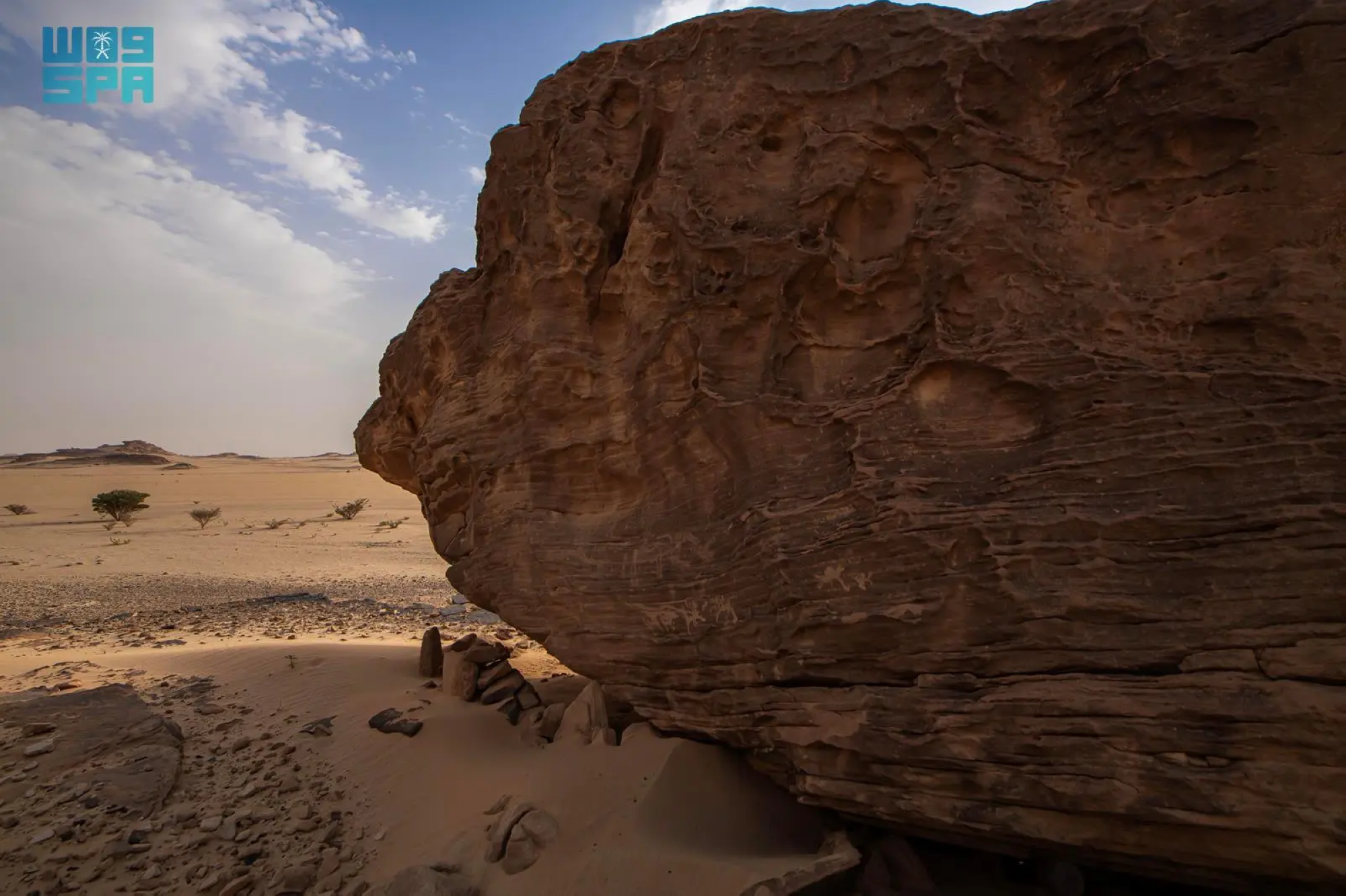 "حمى الثقافية" .. أكبر المتاحف المفتوحة للنقوش الصخرية