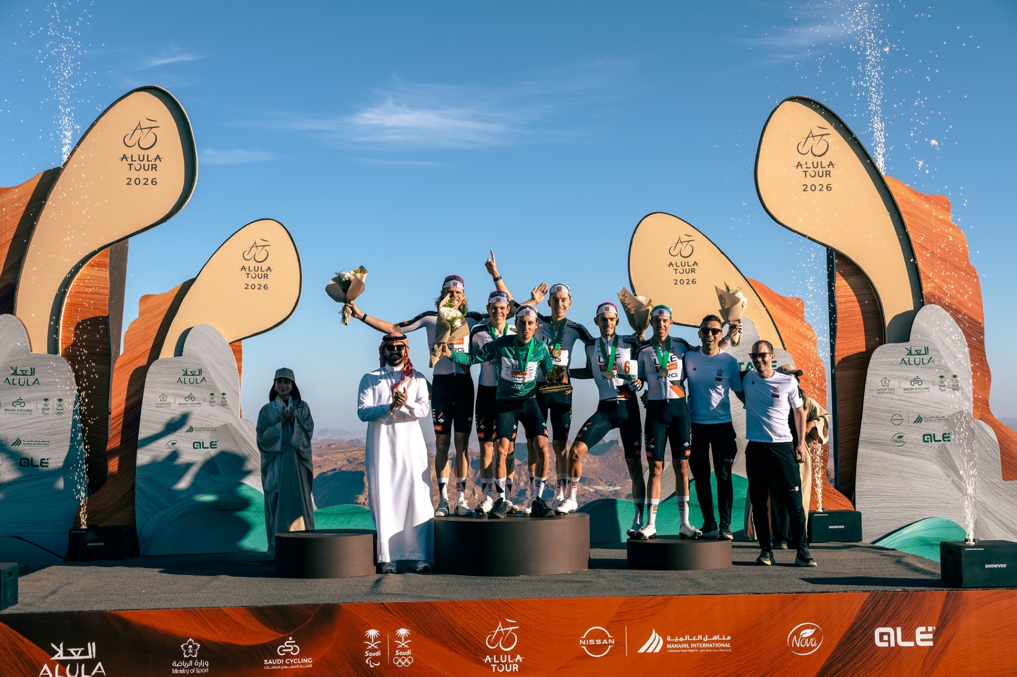 السويسري يان كريستن يُتوّج بلقب طواف العُلا 2026