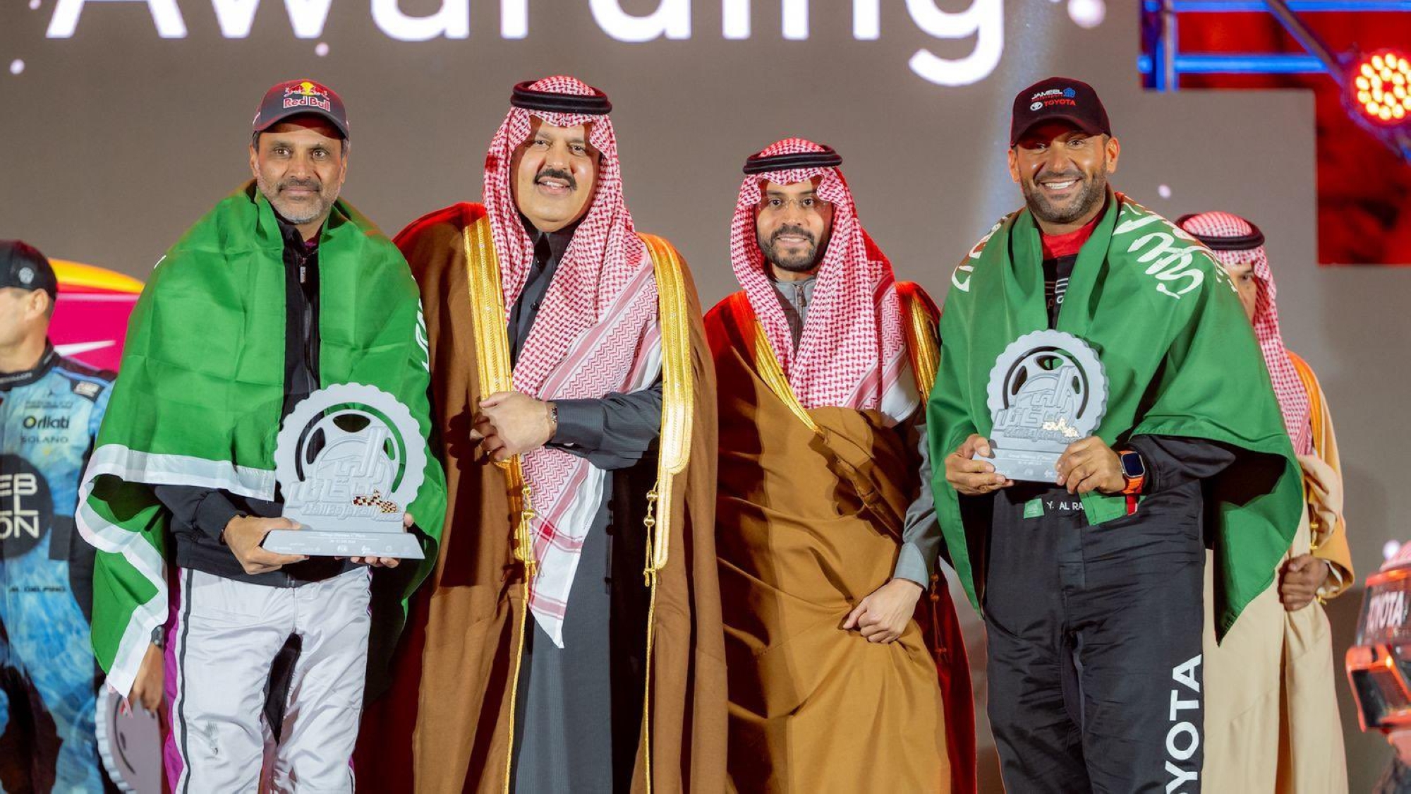 أمير منطقة حائل يتوّج العطية بطلًا لرالي حائل تويوتا الدولي 2026
