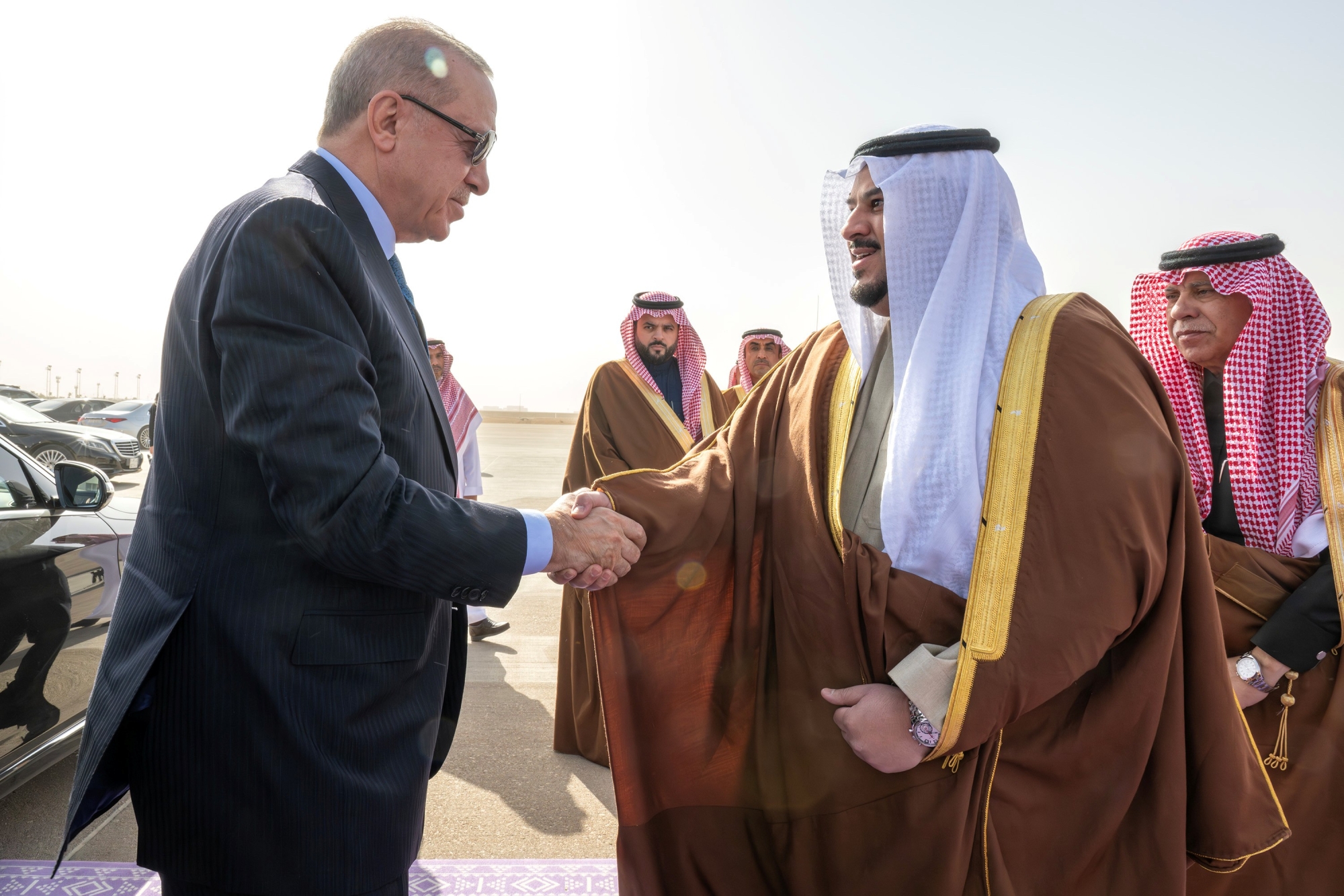 الرئيس التركي يغادر الرياض بعد زيارة رسمية