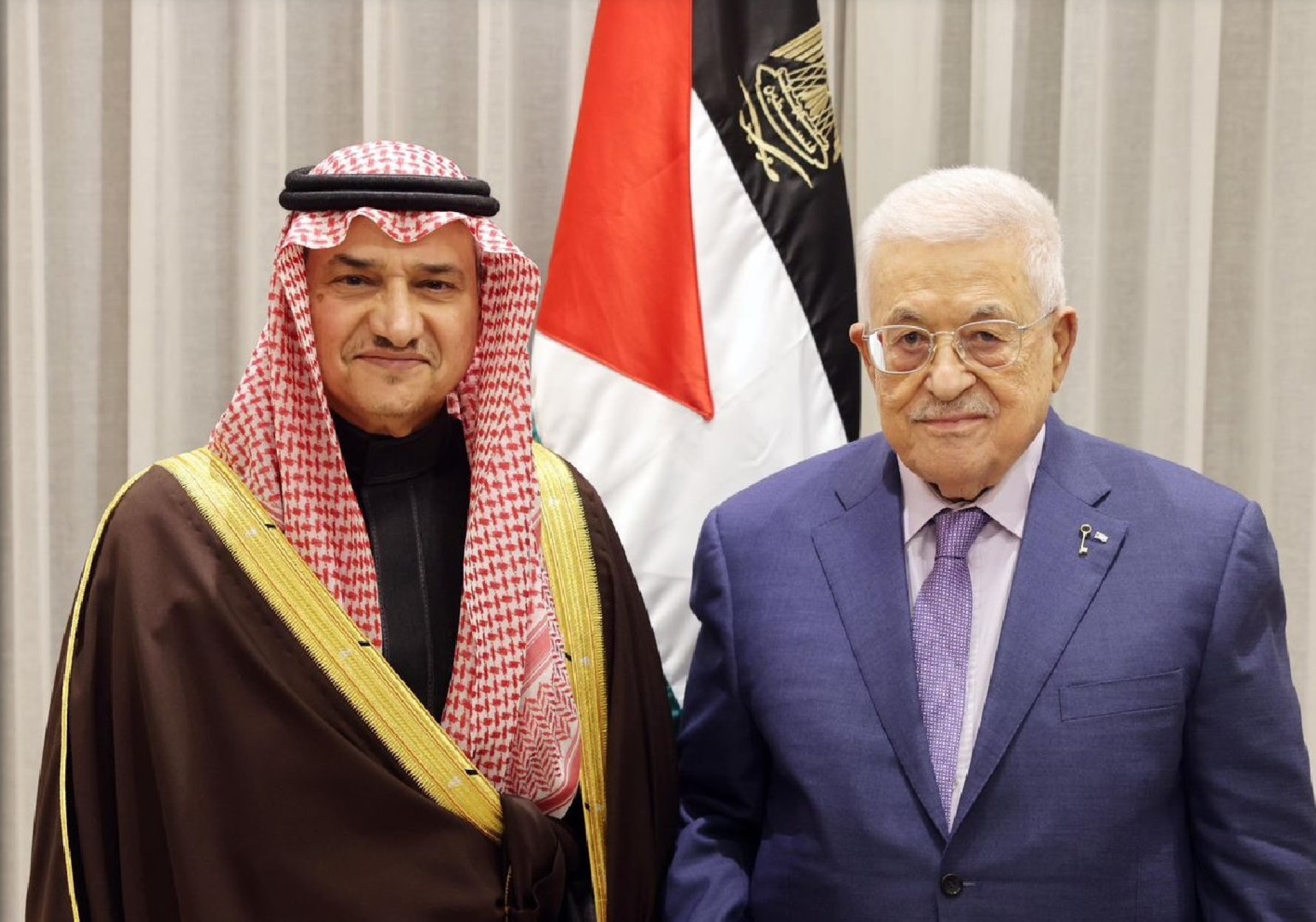الأمير منصور بن خالد بن فرحان سفيراً لدى فلسطين