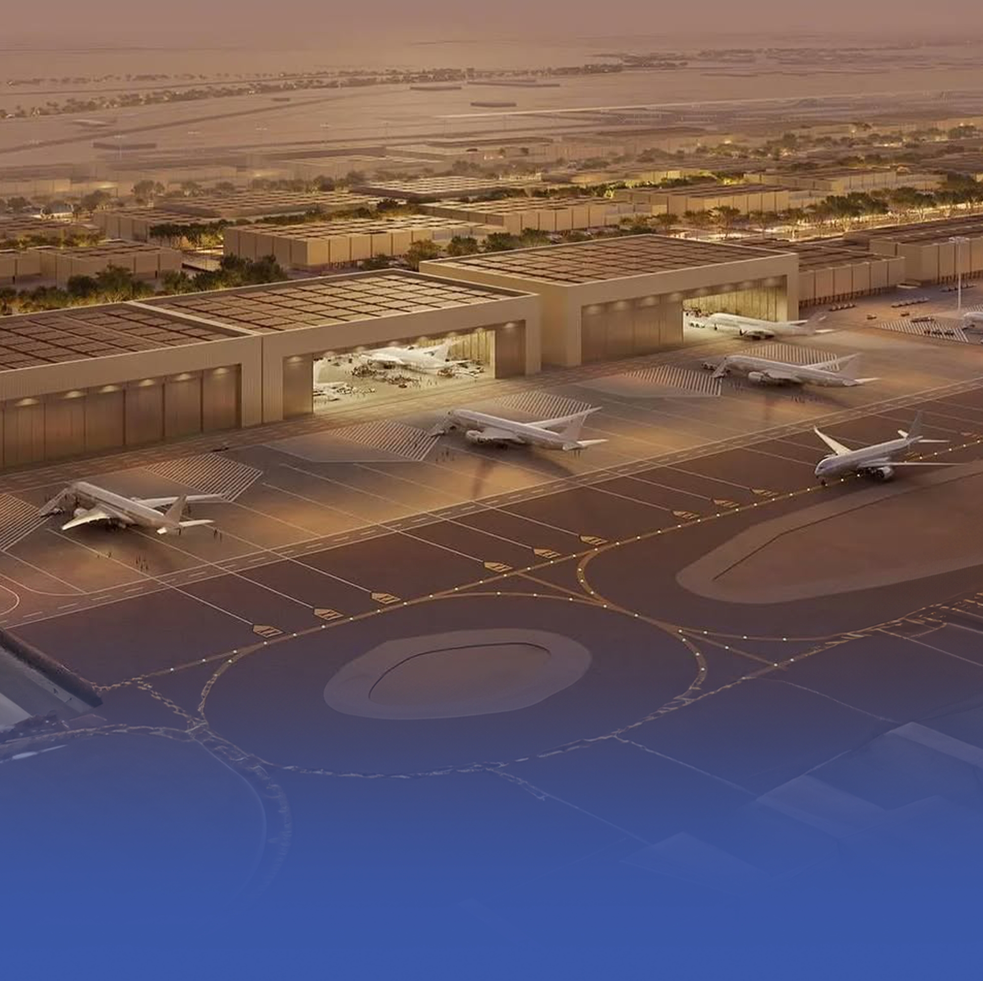 اتفاق إطاري لتنفيذ الأعمال التمهيدية لمطار الملك سلمان