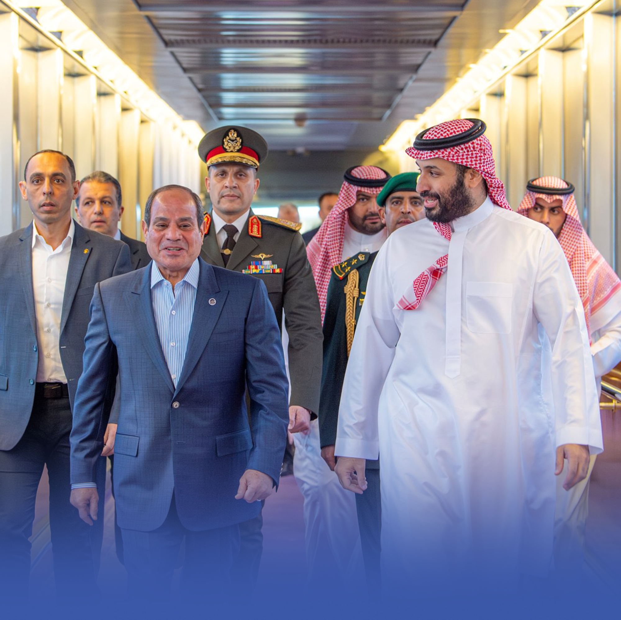 ولي العهد و"السيسي" يبحثان تطوُّرات الأحداث بالشرق الأوسط