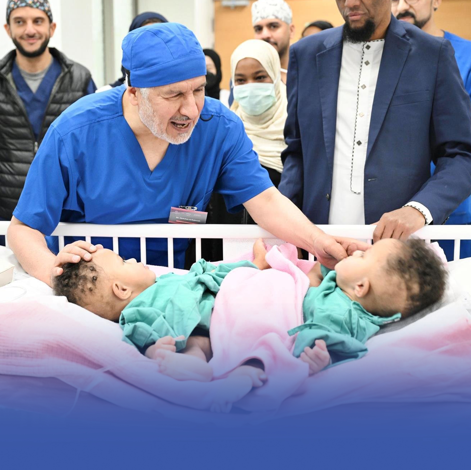 انتهاء عملية فصل التوأم السيامي الصومالي "رحمة ورملا"