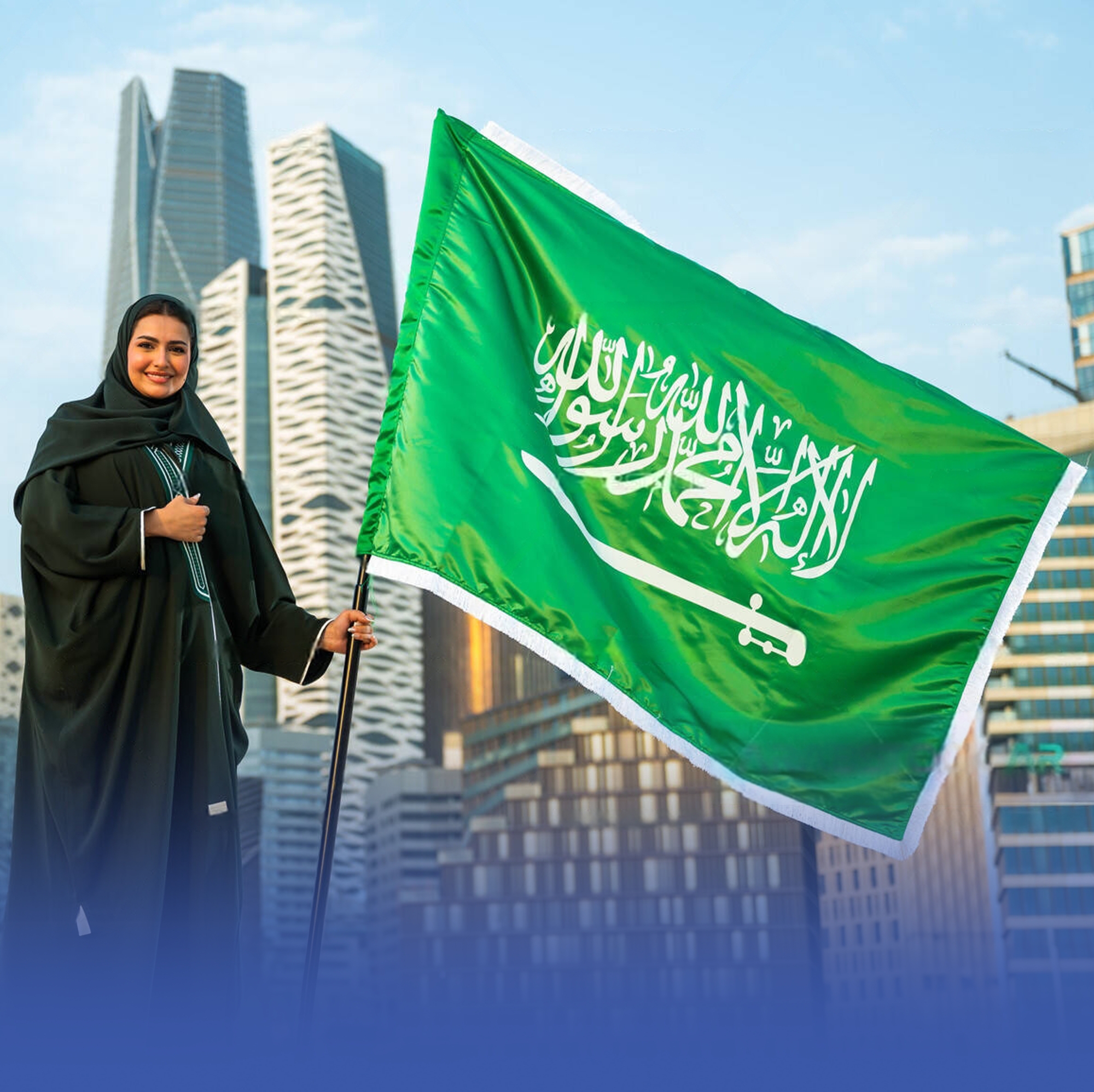 من الخيط إلى السارية.. قصة صناعة العلم السعودي