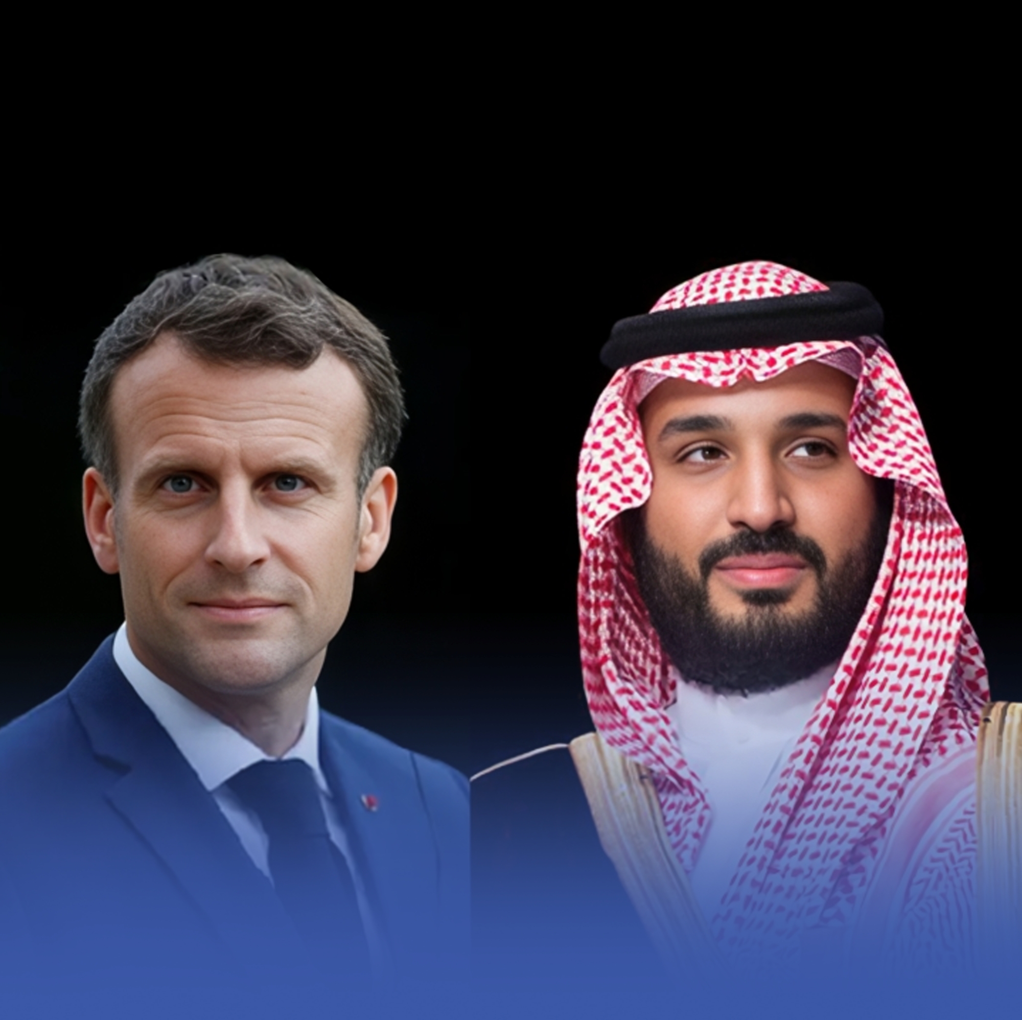 ولي العهد ورئيس فرنسا يستعرضان تطورات الأوضاع الراهنة