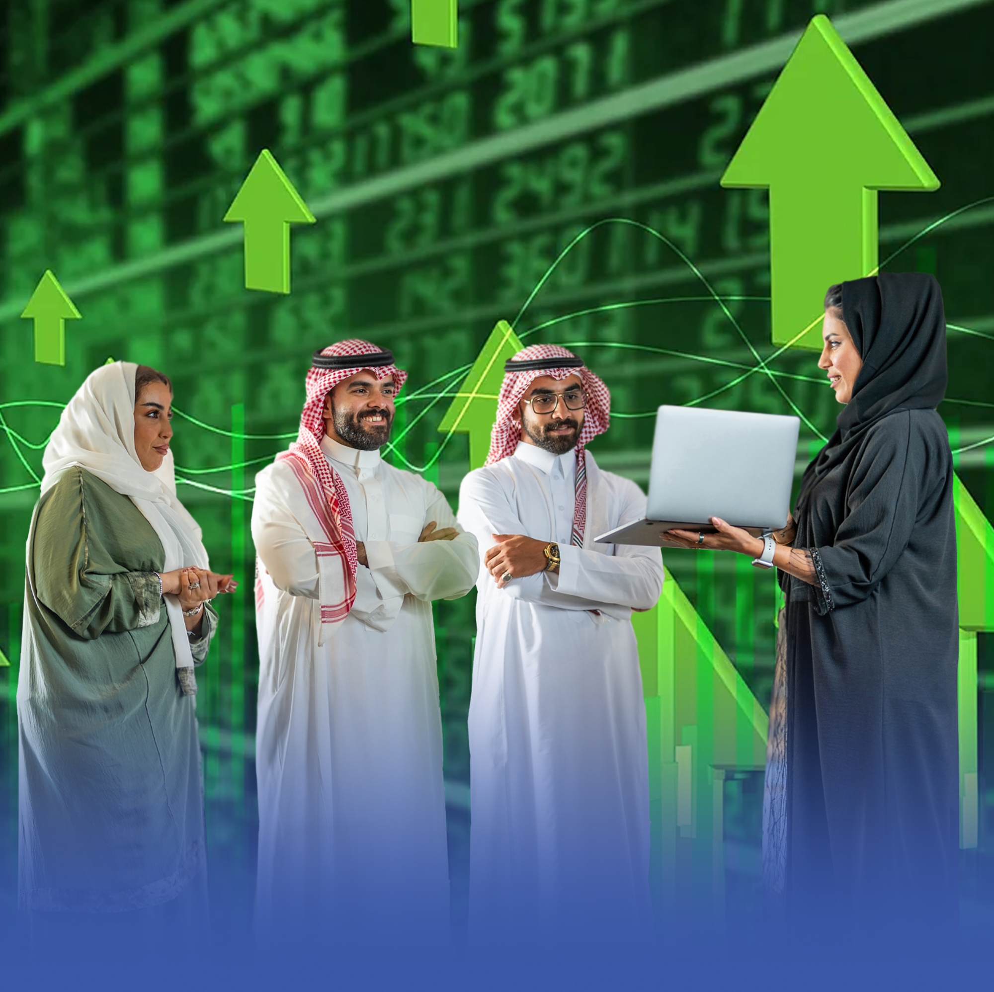 تاسي أخضر في أول جلسة بعد العيد