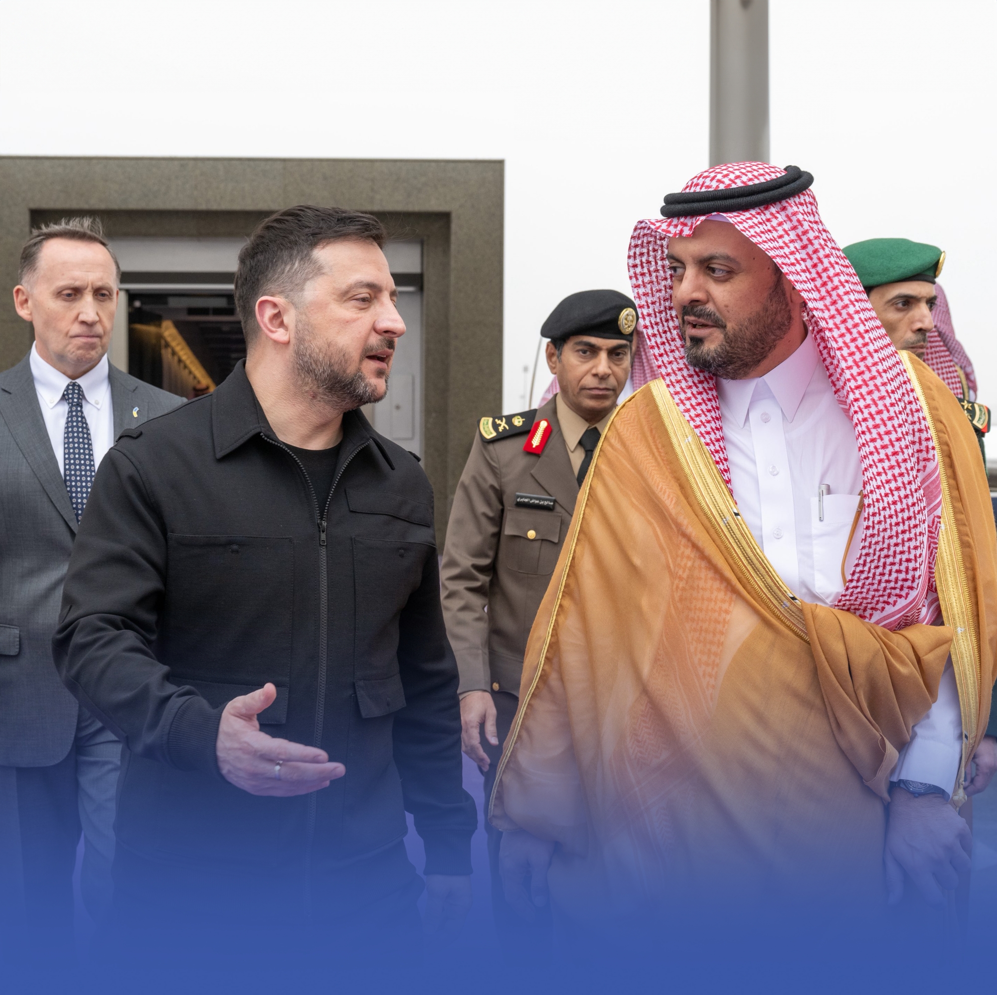 رئيس أوكرانيا يصل إلى جدة