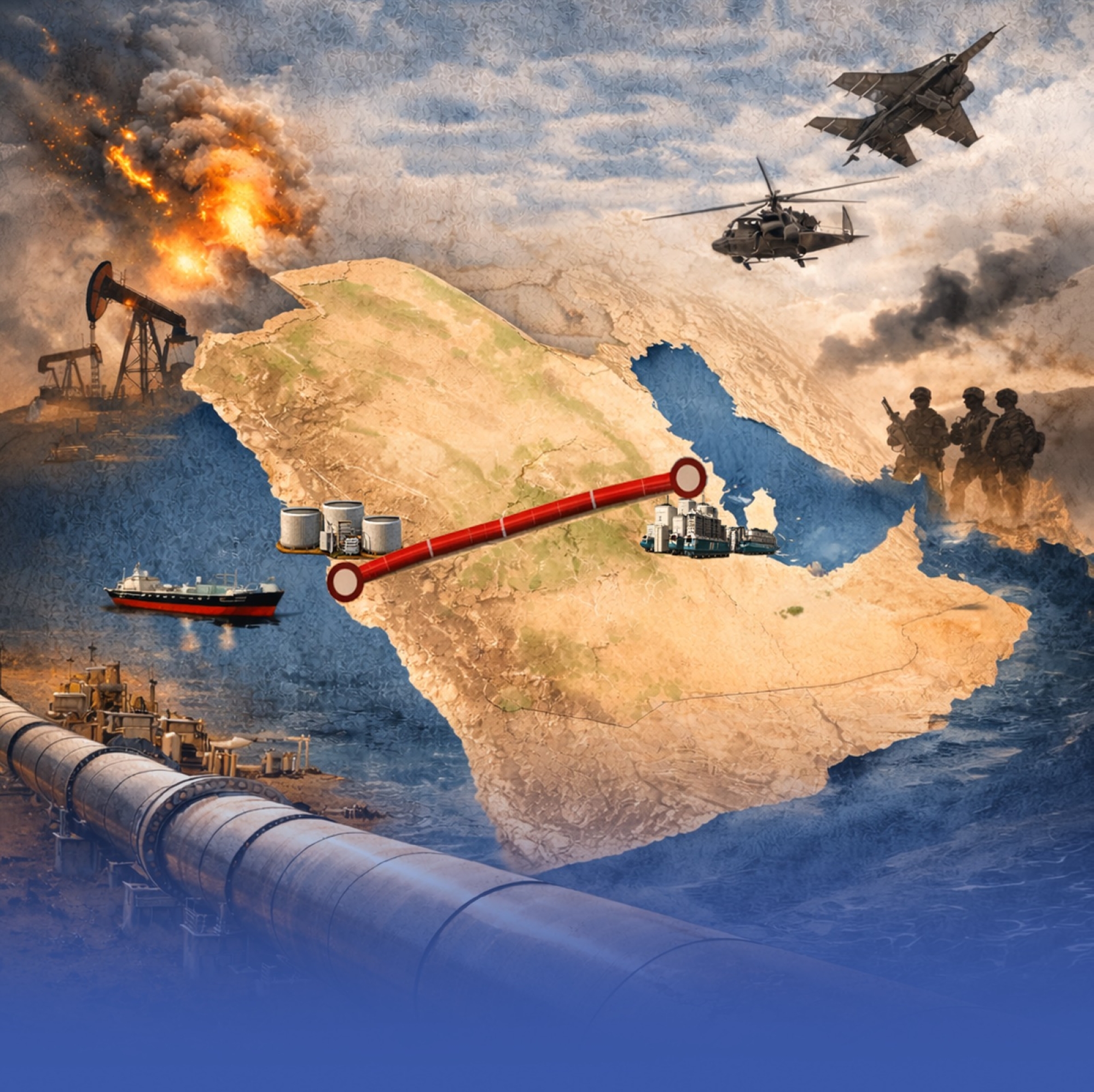 خط "شرق – غرب".. استقرار الإمدادات في ظل التوترات