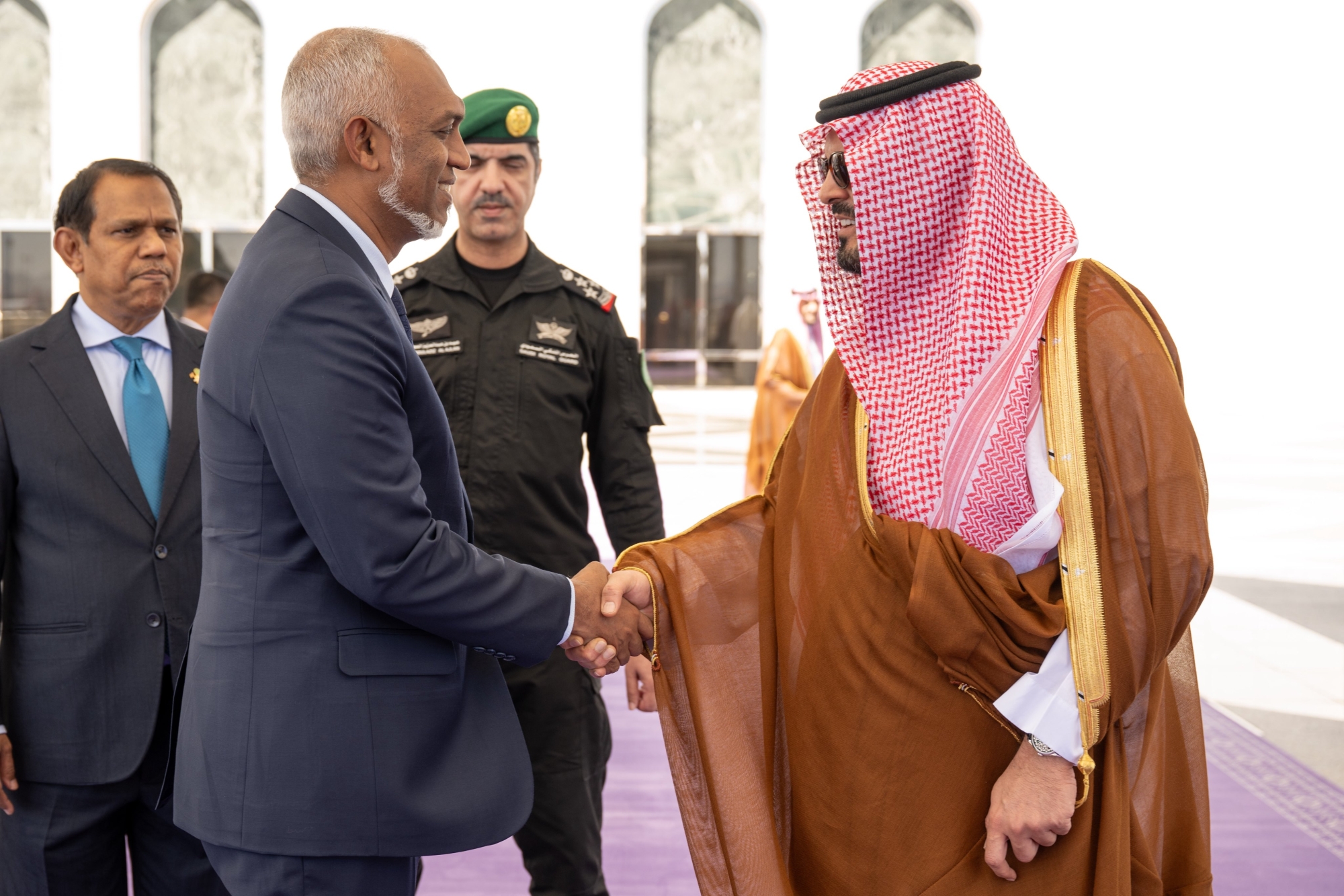 رئيس المالديف يُغادر جدة