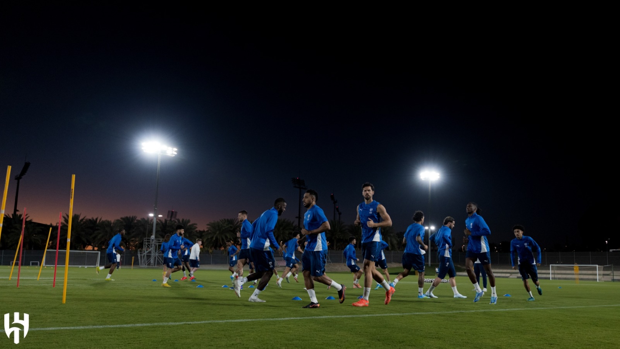 كنو وناصر في تدريبات الهلال.. وكوليبالي تحت المتابعة