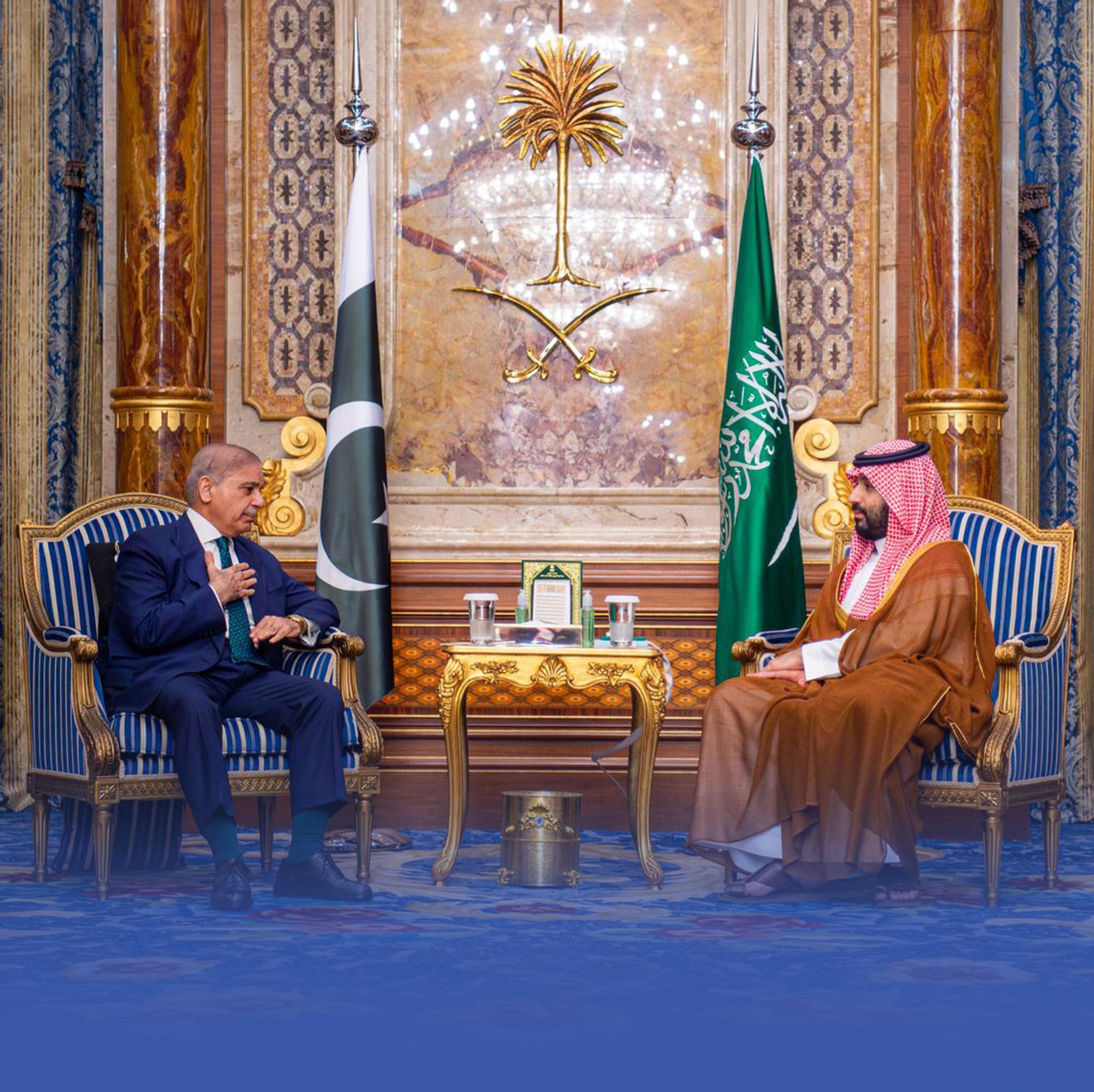 ولي العهد ورئيس وزراء باكستان يبحثان محادثات أمريكا وإيران