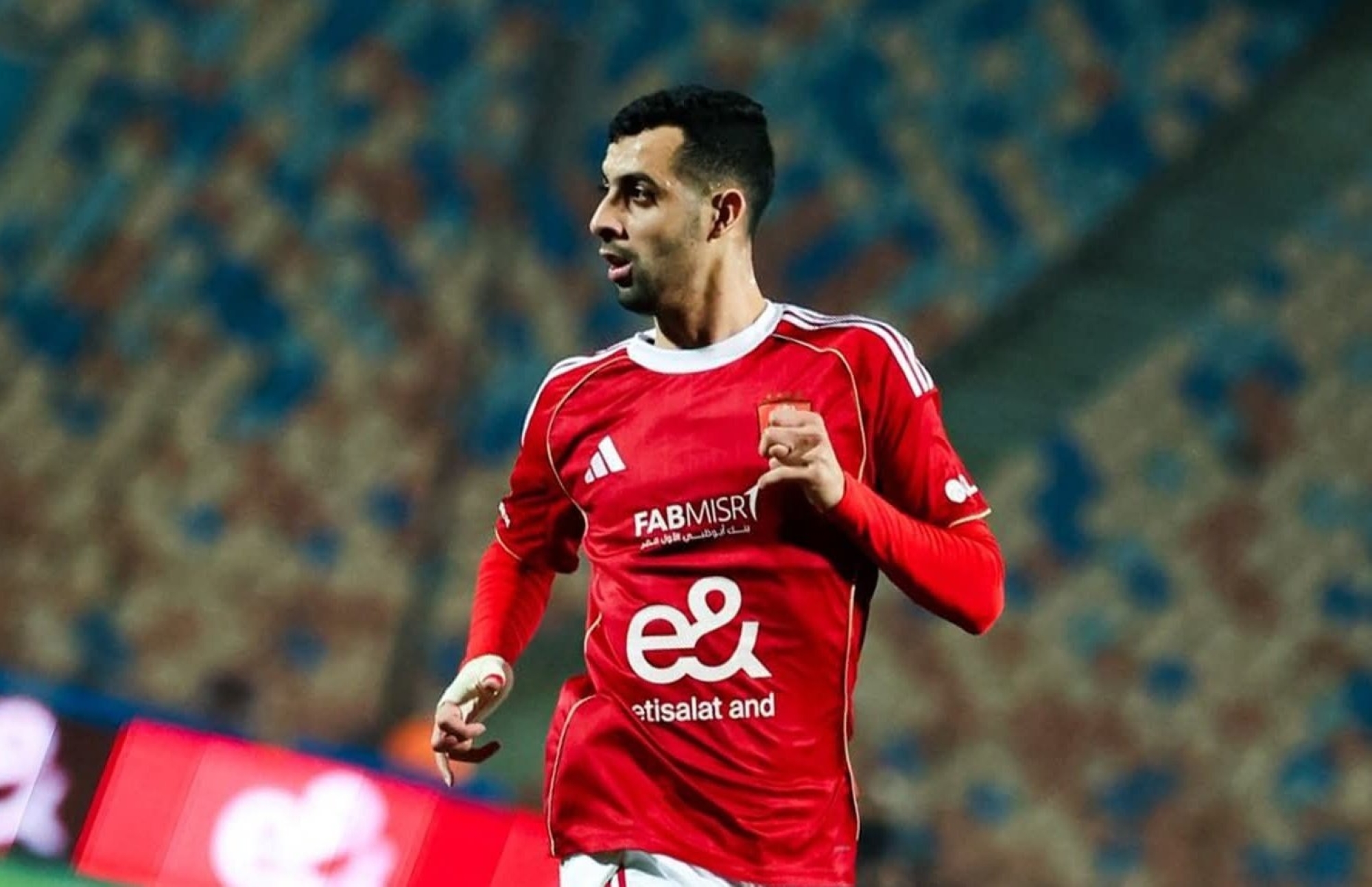 الأهلي المصري يعلن إصابة بلعمري في العضلة الضامة