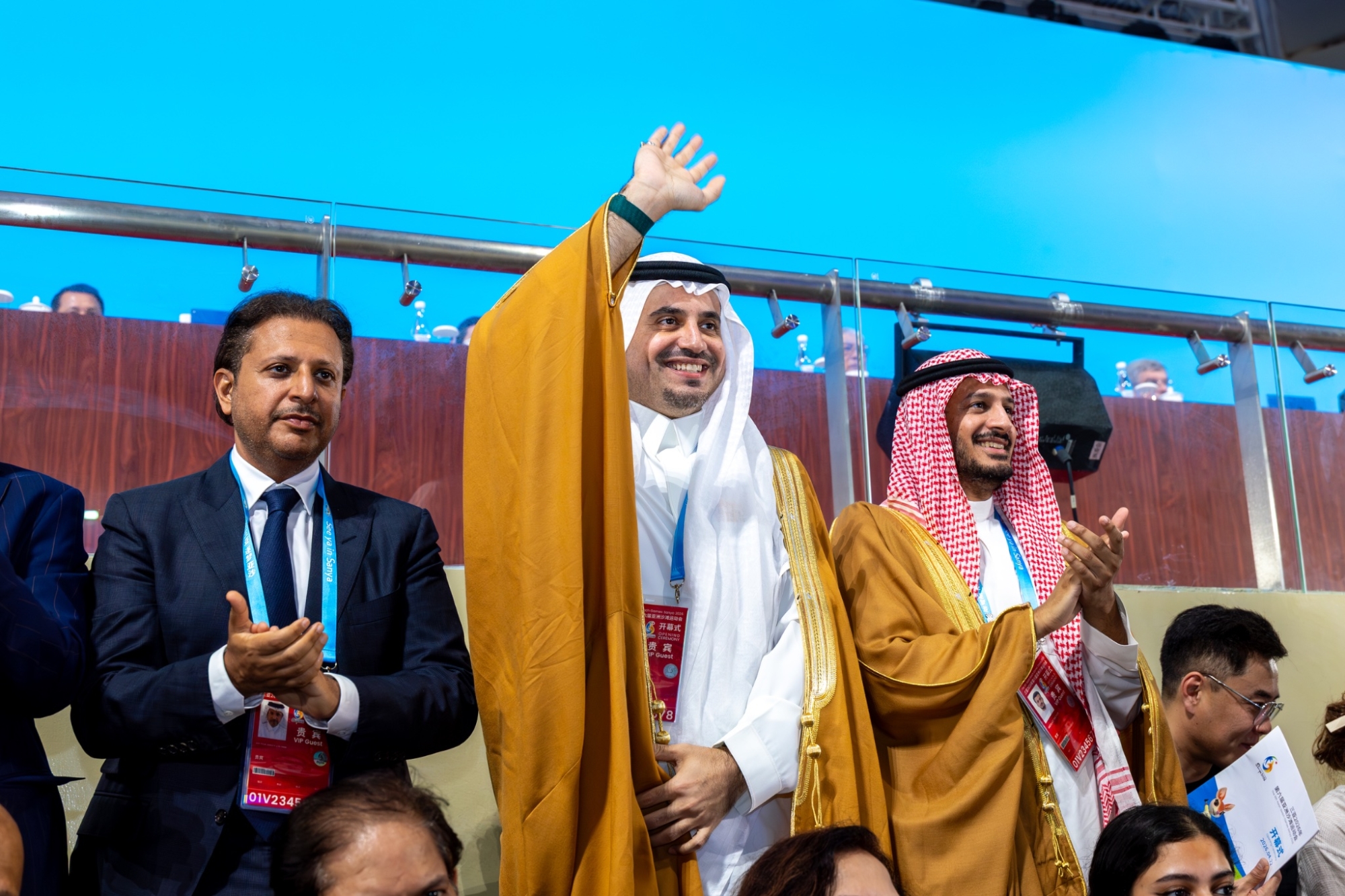 بحضور بن جلوي وباعشن.. افتتاح الألعاب الآسيوية الشاطئية "سانيا 2026"