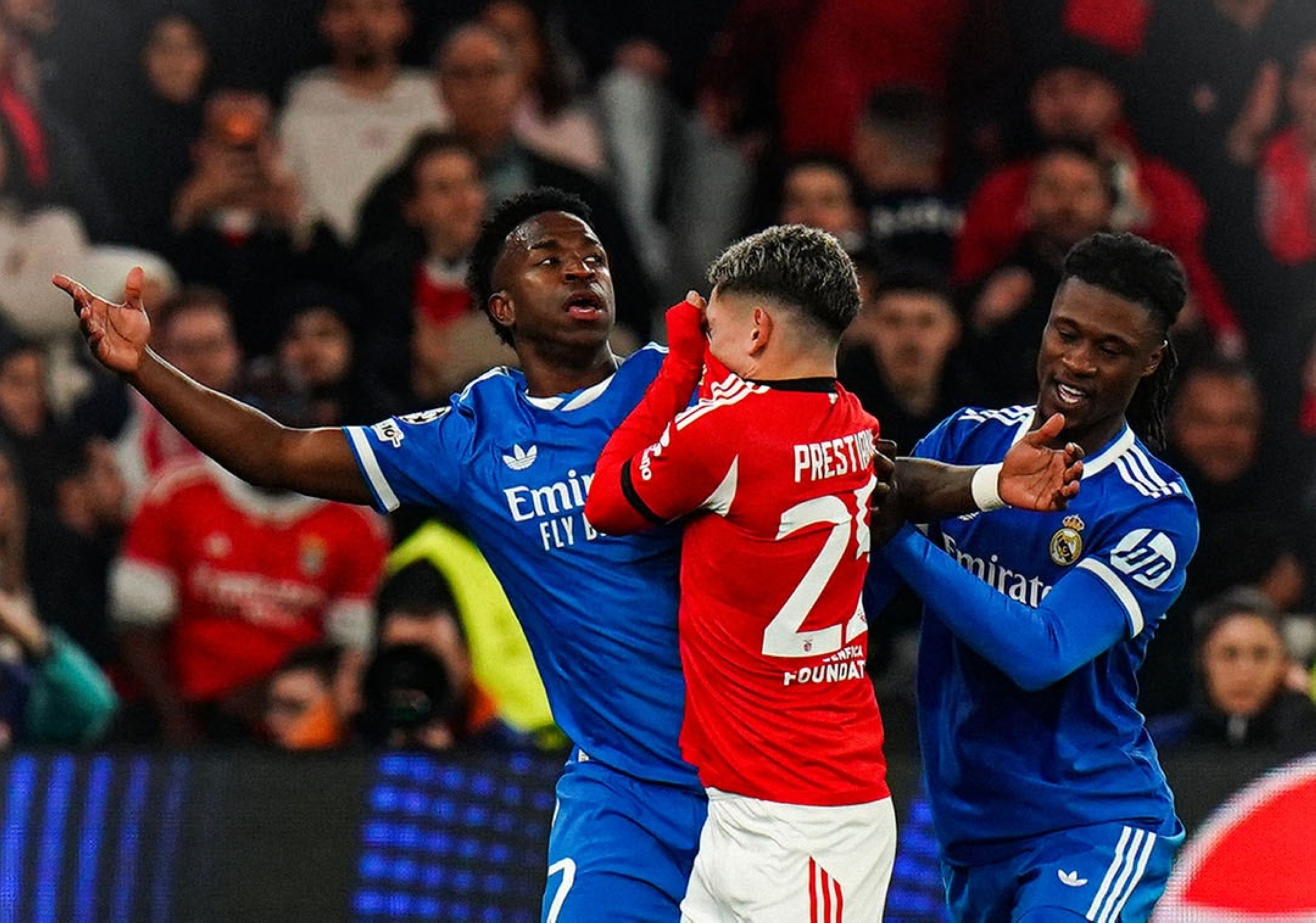 اليويفا يوقف بريستياني بسبب سلوكه في مباراة ريال مدريد