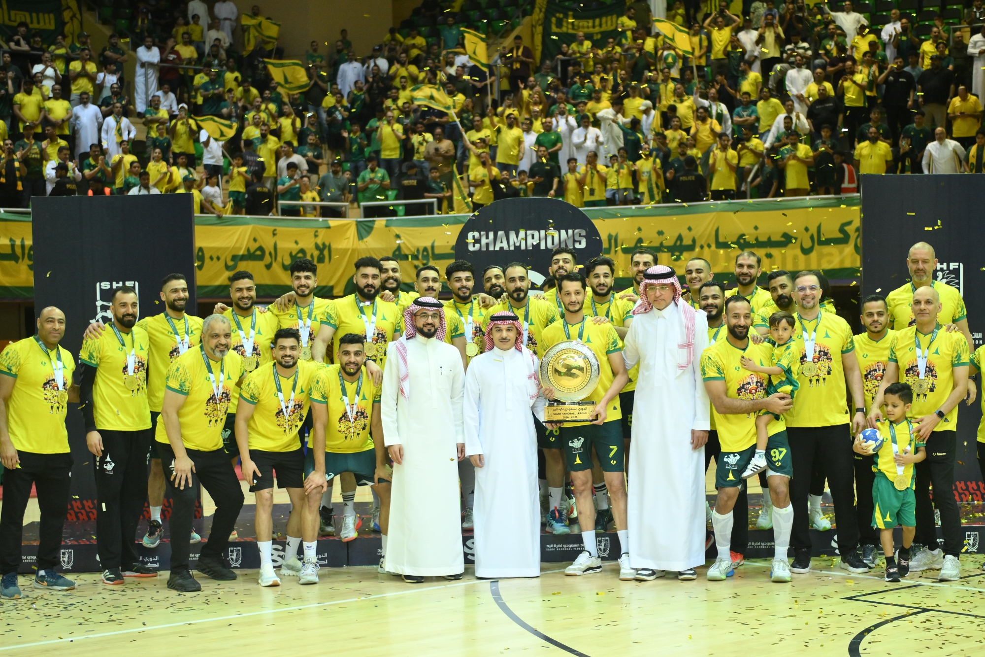 الخليج بطلاً للدوري السعودي الممتاز لكرة اليد