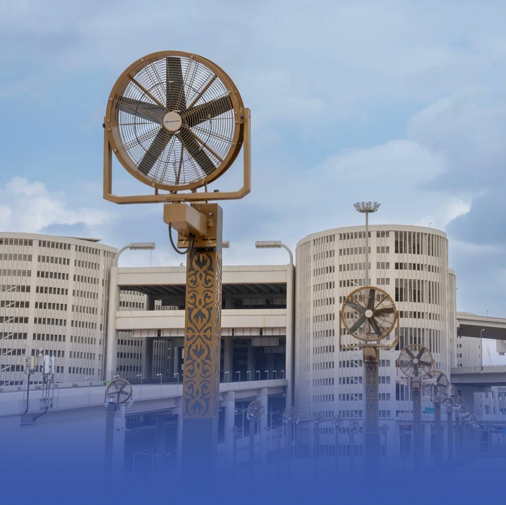 مراوح رذاذ حديثة بمنشأة الجمرات لإثراء تجربة الحج