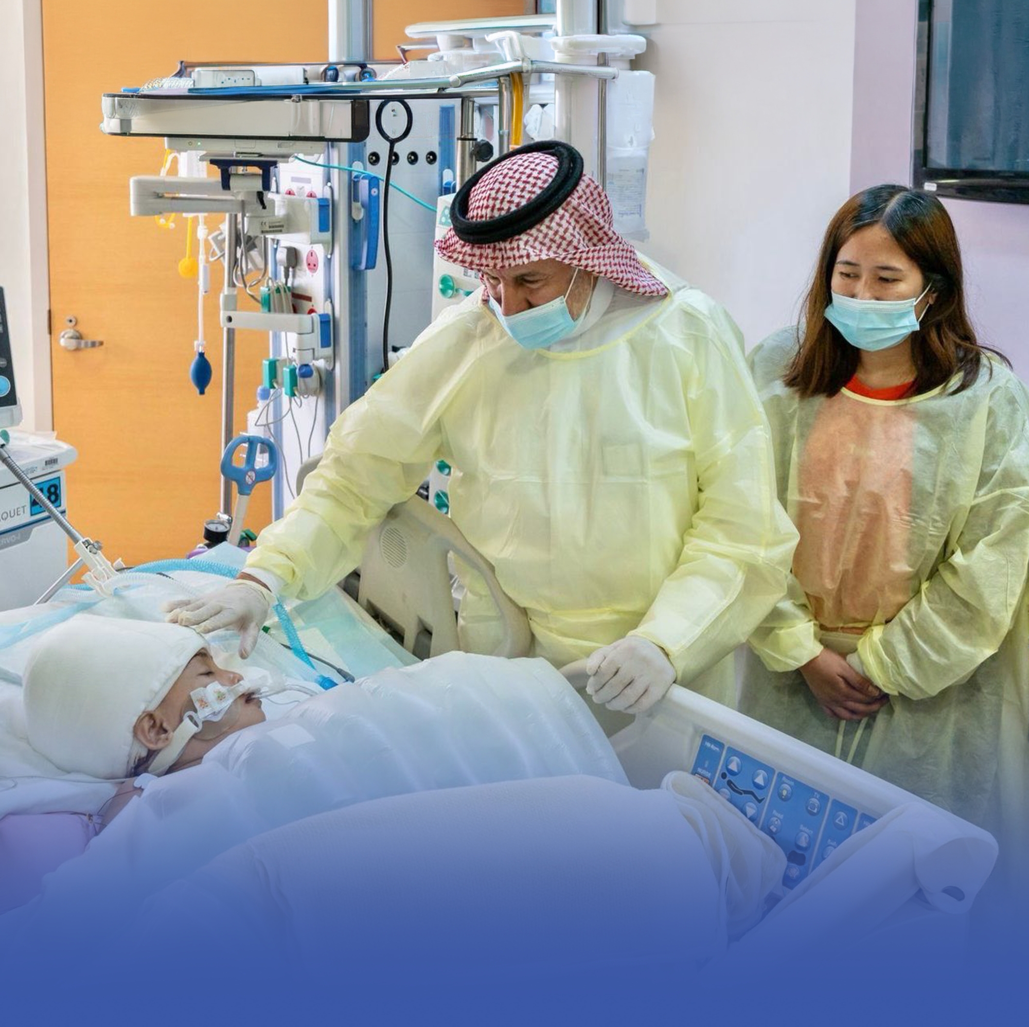 الربيعة: استقرار حالة التوأم الفلبيني بعد أسبوع من فصلهما