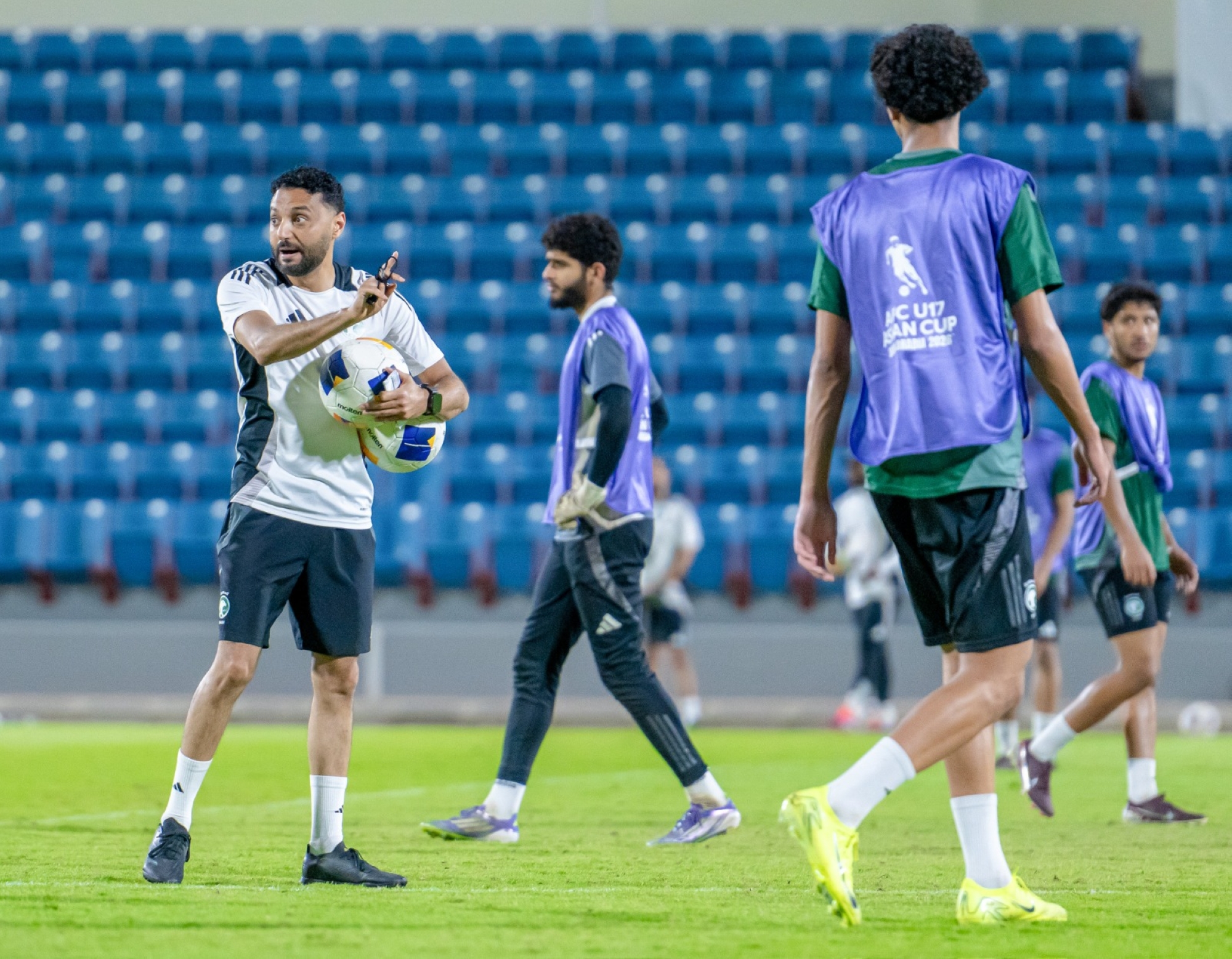 الأخضر تحت17 يواصل استعداده لكأس آسيا في جدة