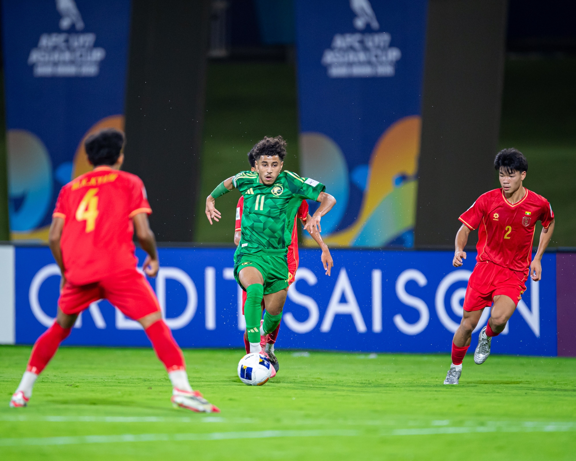 كأس آسيا تحت 17 عامًا.. الأخضر يدشن مشواره برباعية أمام ميانمار
