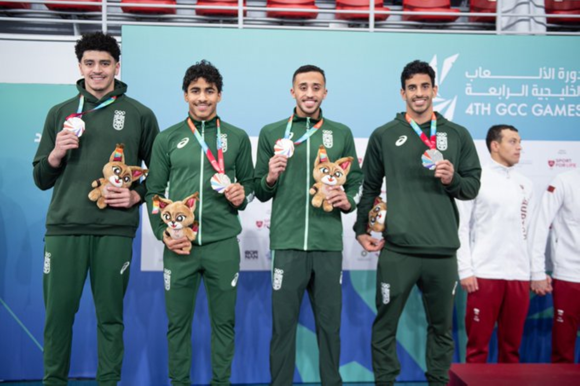 4 فضيات جديدة لأخضر السباحة في الألعاب الخليجية