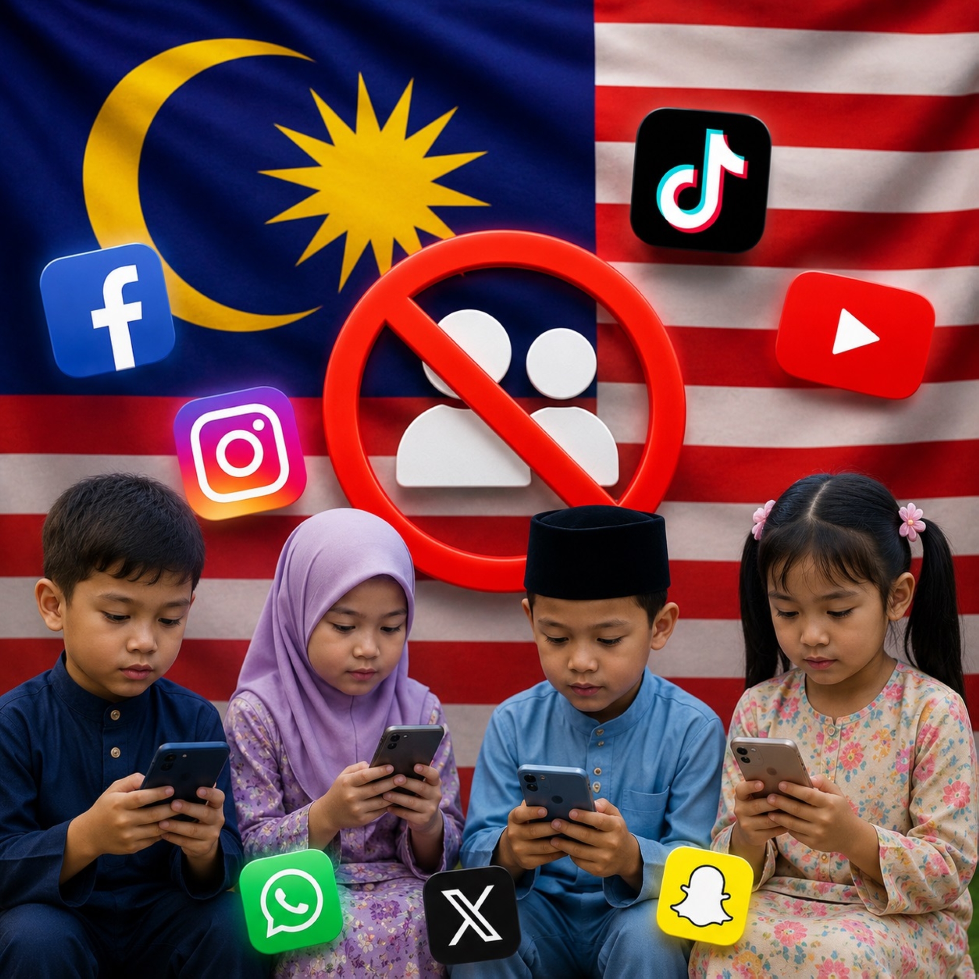 ماليزيا تحظُر تسجيل القُصَّر في وسائل التواصل