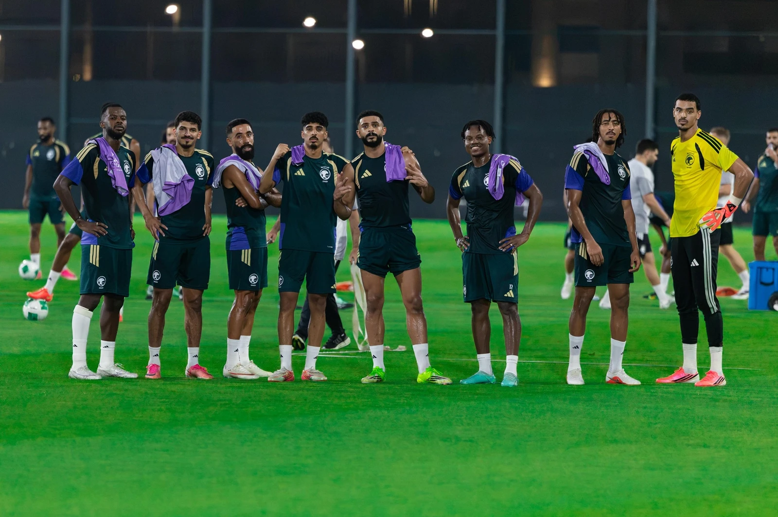 الأخضر يعاود تدريباته تحضيرًا لنهائي كأس الخليج 