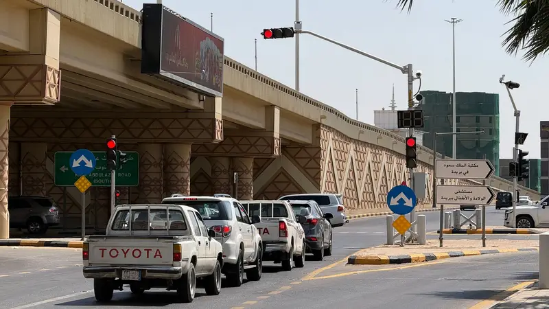 تفعيل الإشارات الذكية في تقاطع حيوي ببريدة