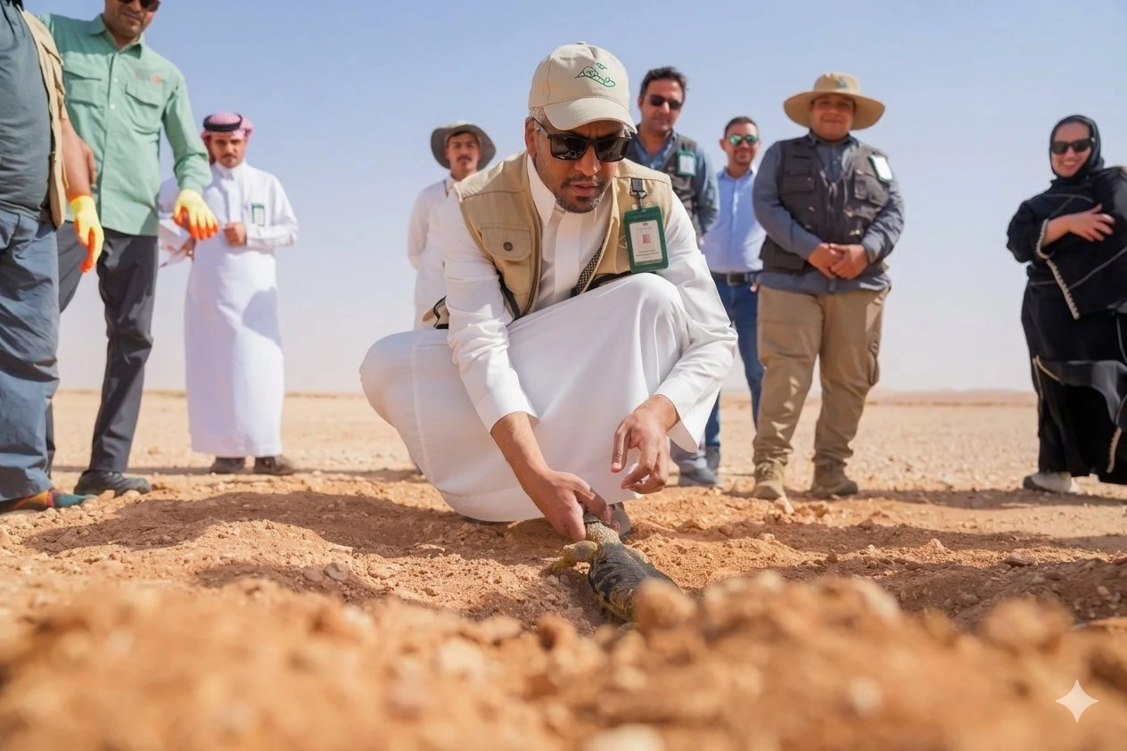 إطلاق 140 ضبًا في محمية الملك خالد الملكية