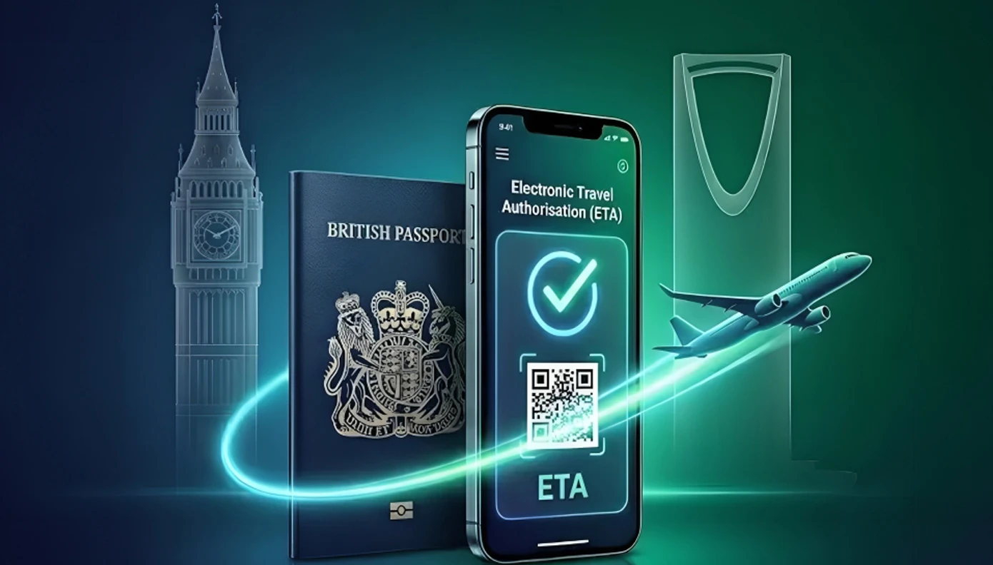 إطلاق خدمة "ETA"  لدخول البريطانيين للمملكة