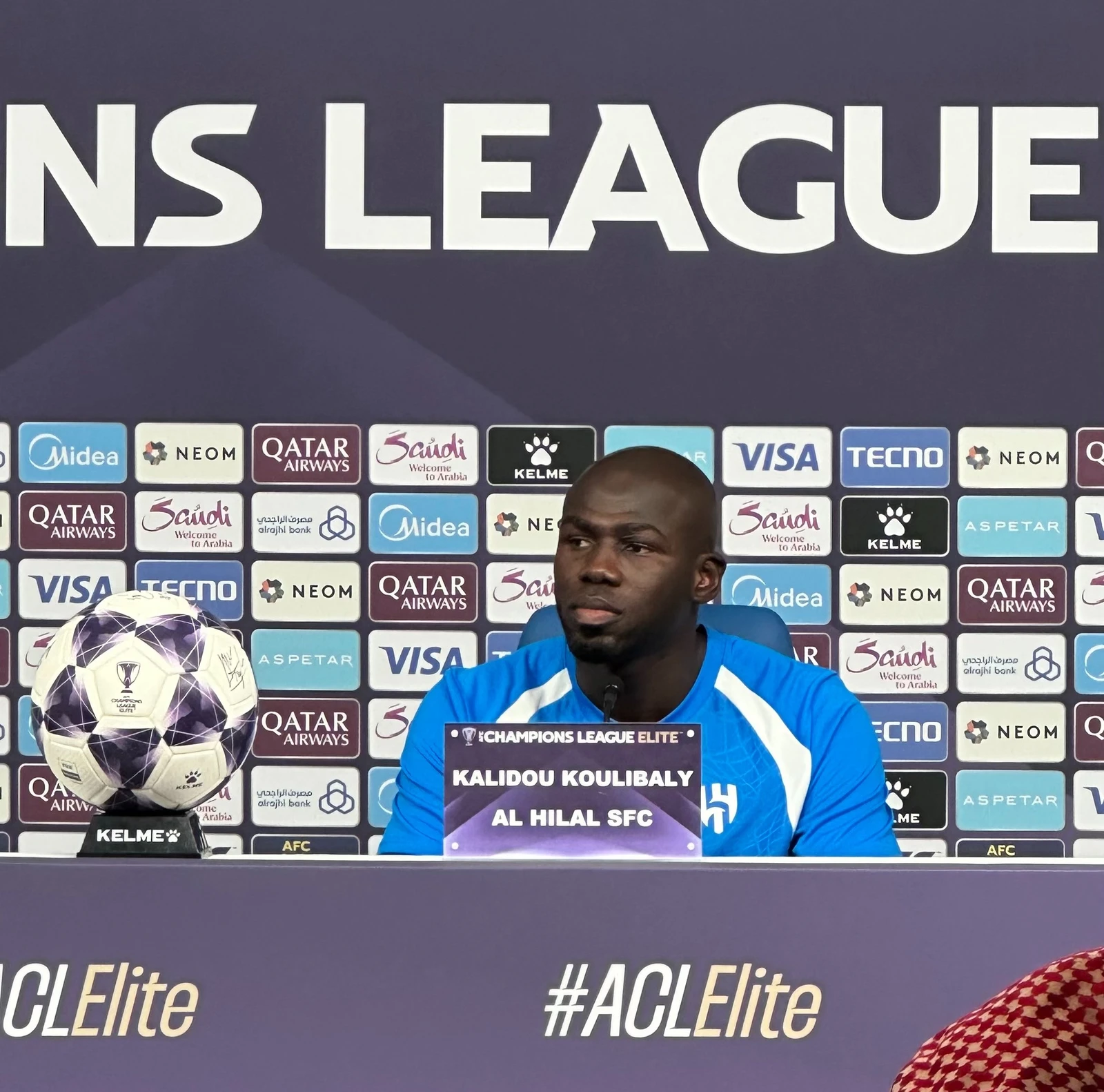 كوليبالي: نسعى لتحقيق الفوز أمام الغرافة وإسعاد جماهير الهلال