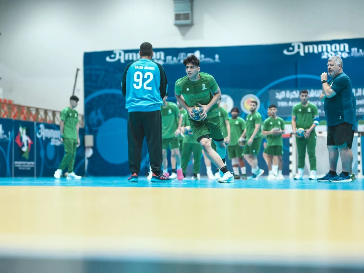 ناشئو أخضر اليد يستهلون مشوارهم الآسيوي بمواجهة قطر
