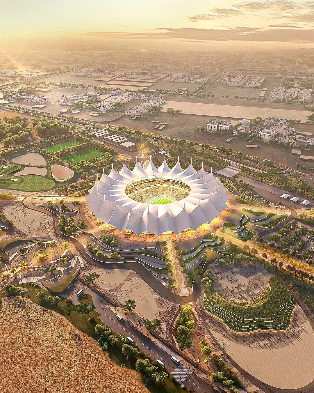مشروع تطوير مدينة الملك فهد الرياضية يحقق قفزة في الاستدامة
