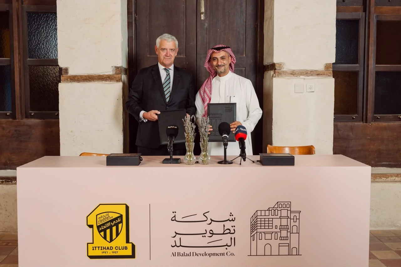 شركة تطوير البلد راعٍ بلاتيني لنادي الاتحاد