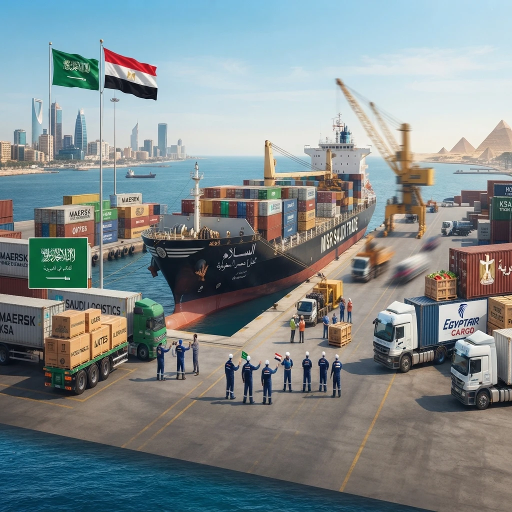  التبادل التجاري بين المملكة ومصر يتجاوز 82 مليار دولار 