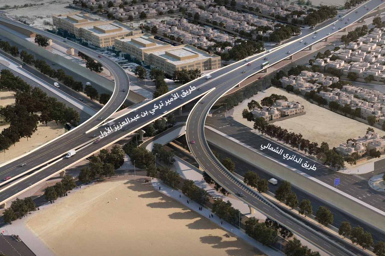 3 جسور لتطوير تقاطع طريق الأمير تركي الأول مع الدائري بالرياض