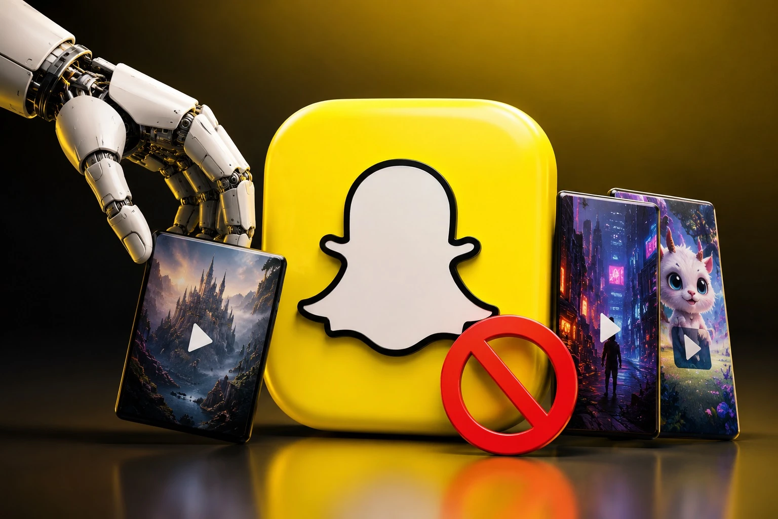 "سناب شات" توقف مكافأة المحتوى المولد بالكامل