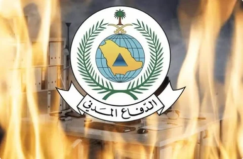 إخماد حريق في 8 مستودعات مواد بناء وأخشاب بالرياض