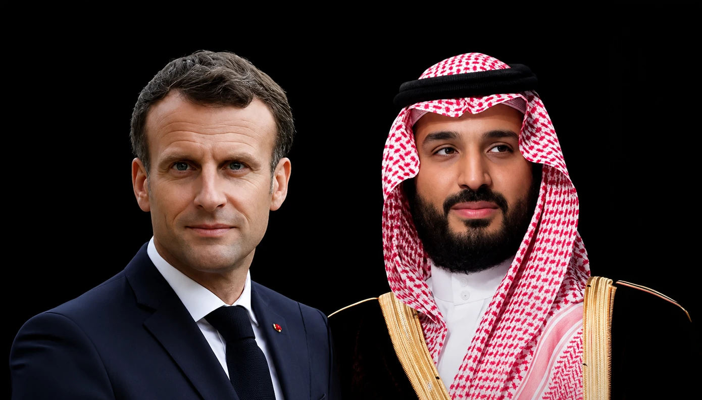 ولي العهد يبحث مع ماكرون مستجدات التفاهم الأمريكي الإيراني