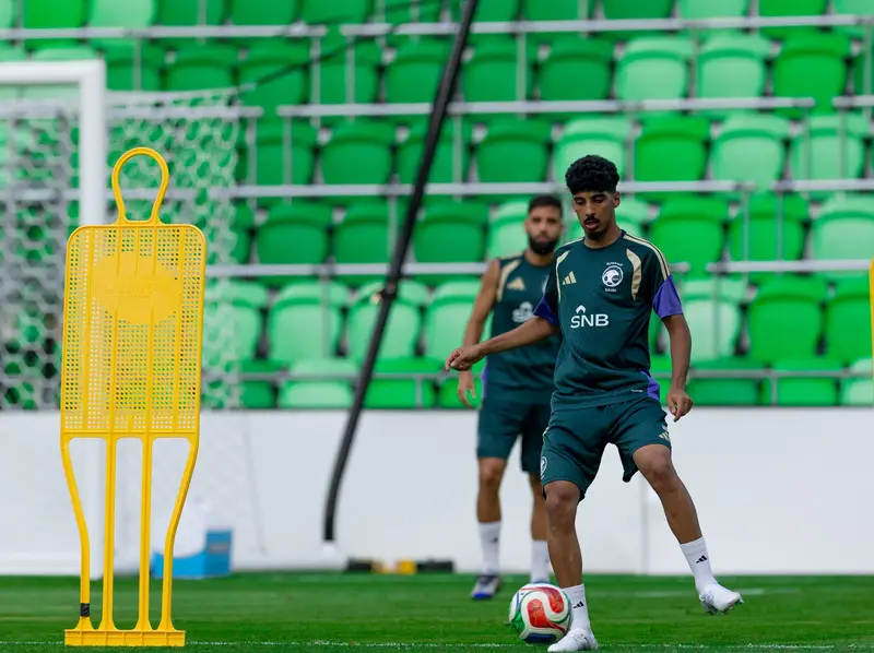 الأخضر يعاود تدريباته استعدادًا لمواجهة منتخب الرأس الأخضر