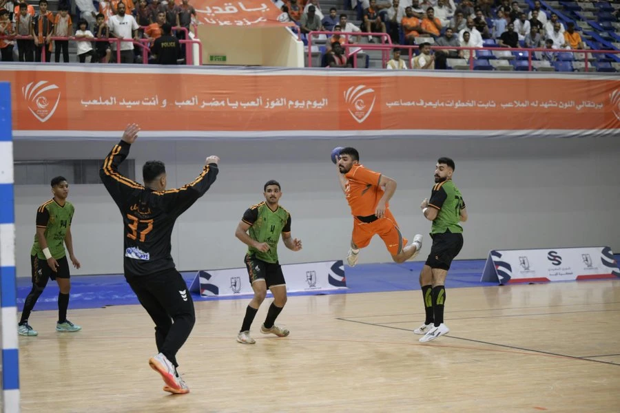  مضر يتصدر ممتاز اليد بعد فوزه على النور