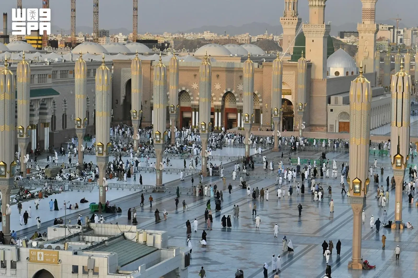 21.6 مليون زائر للمسجد النبوي في سبتمبر