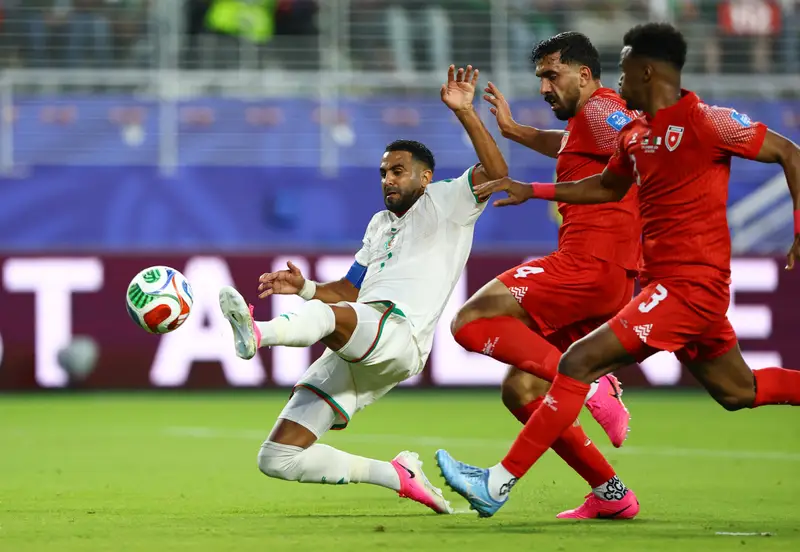 ماذا قدم رياض محرز في فوز الجزائر على الأردن بكأس العالم؟