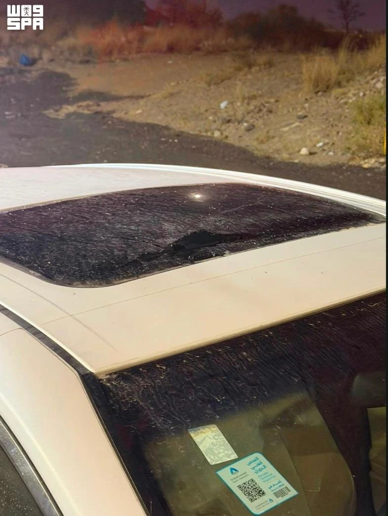 سقوط شظايا صاروخ يخلّف إصابة في أحد رفيدة 